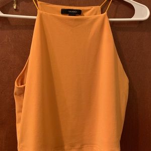 F21 High square neck crop top